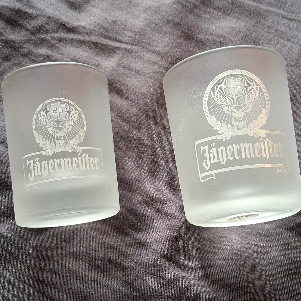 Jägermeister Frosted Shot Glasses
